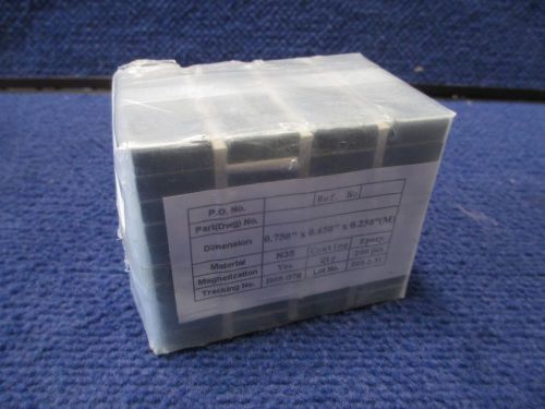 #b910 lot of 200 neodymium magnet n35 epoxy rare earth rectangle strong for sale