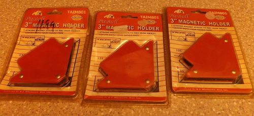 Lot of Three 3 Inch Magnetic Holders by Pit Bull #TAIM801-Brand New
