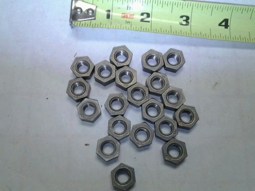 Grade 2 titanium nuts 5/16&#034;-18 Lot of 20