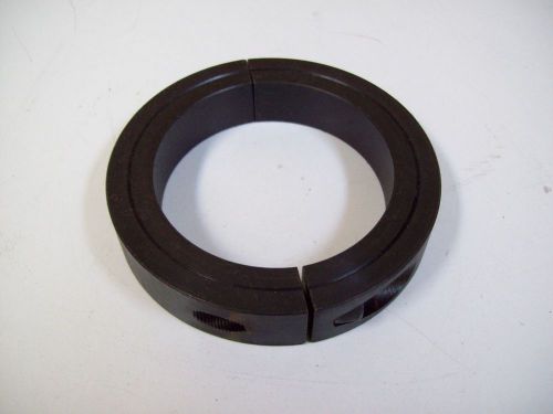 CLIMAX H2C-343 CLAMPING COLLAR 3.4375 IN BORE BLK OXIDE STEEL - NEW - FREE SHIP!