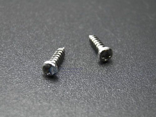 100pcs pa 2.3x8 mm screw tapping cross head screw flat head phillips one-way for sale