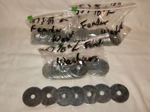 Fender washers 3/8&#034; by 2&#034; zinc plated new/old stock qty 35 for sale