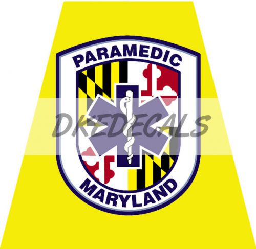Firefighter helmet tets single tetrahedrons fire sticker maryland md paramedic for sale