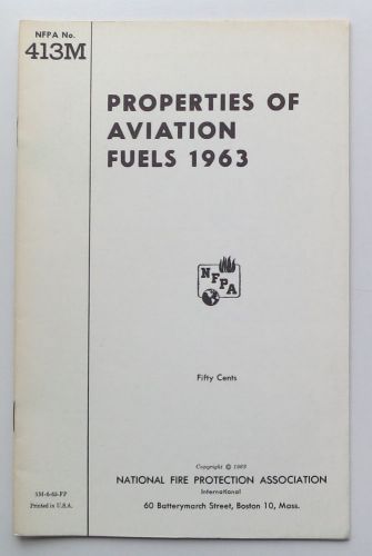 Aviation Fuel Aircraft Fire Aviation Fuel  NFPA 413M  NFPA  Fire Manual Airplane