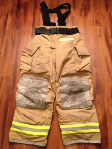 Firefighter pbi bunker/turn out gear globe g xtreme used 38w x 32l 2005 euc for sale