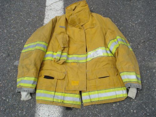 46x32 jacket coat big firefighter bunker fire gear globe gx-7 drd..01/08 .j194 for sale