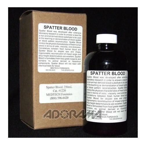 Adorama spatter blood for classroom instruction, 8oz, physically similar #cs1220 for sale