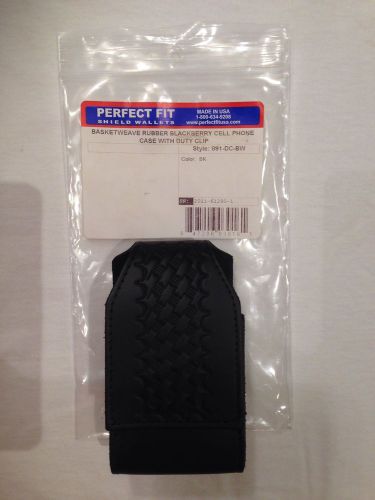 Perfect Fit Brand, Basketweave Rubber Smart/Cellphone Case With Duty Clip