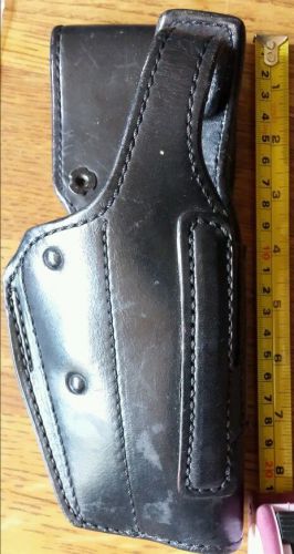Gould &amp; Goodrich blk POLICE leather holster RH B711 59