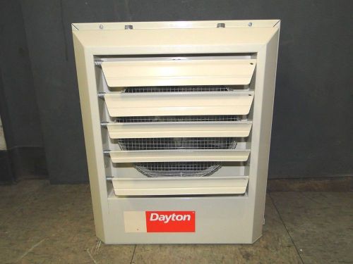 Dayton 2YU58 Electric Unit Fan Forced Air Utility Heater 3/2.2 Kw 240/208 Nice!