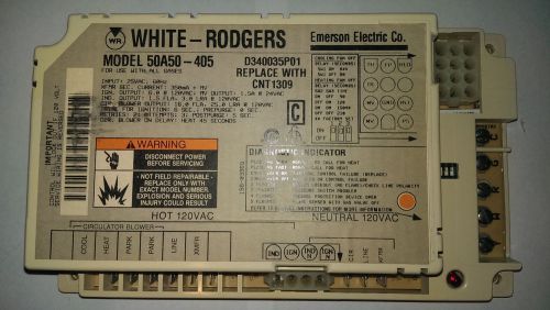 White-rodgers 50a50-405 furnace control board trane d340035p01 cnt 1309 for sale