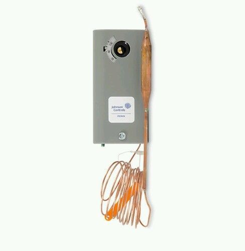 Johnson controls a19abc-24c thermostat range -30 to 100 temperature control spdt for sale