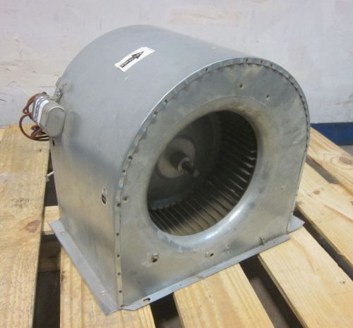 Emerson 4-speed 1-ph squirrel cage blower fan exhaust open:15&#034; x 10.5&#034; for sale