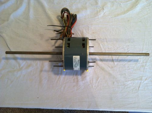 FASCO DOUBLE SHAFT ELECTRIC MOTOR 1/4-1/6-1/8 HP 115 V  3 SPEED M# D756