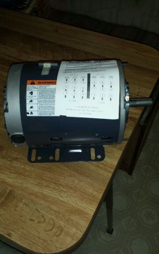 Emerson 8498 belt drive fan and blower motor 1725 rpm 1 hp 3 ph 208-230/460 v for sale