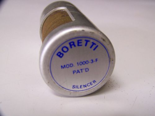 BORETTI 1&#034; SILENCER MOD. 1000-3-F PAT&#039;D