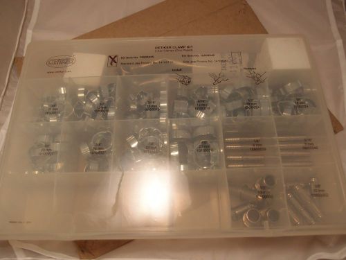 Oetiker 18500045 service kit 2-ear clamps, zinc plated with standard jaw pincer for sale