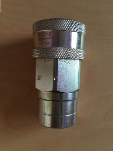 NEW DIXON QC SERIES 6AGF6-PV 40/14 FEMALE HYDRAULIC COUPLER FITTING