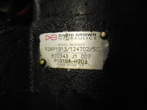 New david brown hydraulics pump p1916a-h703 for sale