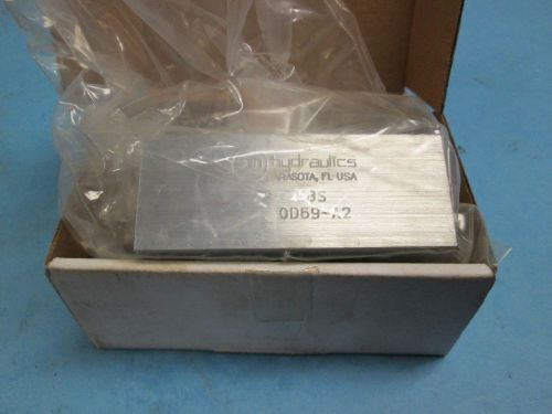 Ebs-d690-a2 sun hydraulics aluminum hydraulic cartridge valve block for sale