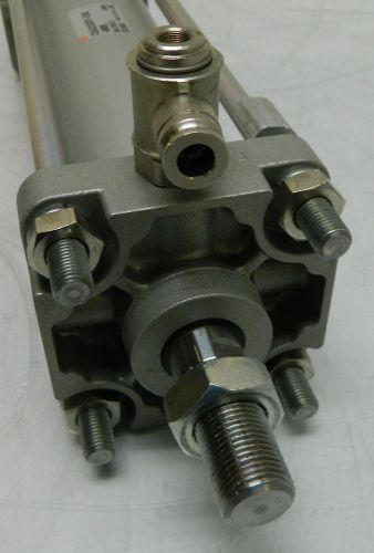 SMC Pneumatic Cylinder, CDBM2F32-55-HL-G59WL, 2) D-G59W, USED, WARRANTY