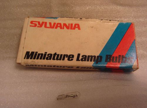 Sylvania No. 73 S73 GE73 Miniature Wedge Base Light Bulb Lamp NOS x1