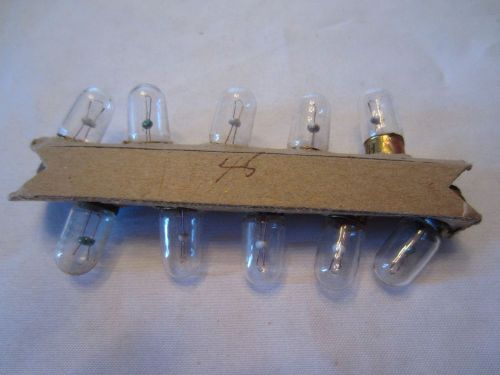 Lot Of 10 GE General Electric 45 GE45 H45 Miniature Radio Light Bulbs Lamps