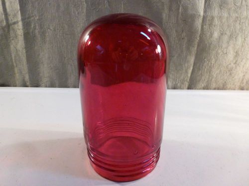 Appleton Red Light Shade Cover Port Safety Replacement Vintage