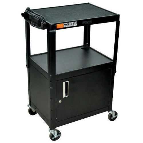 Luxor steel audio visual &amp; instrument security cart for sale