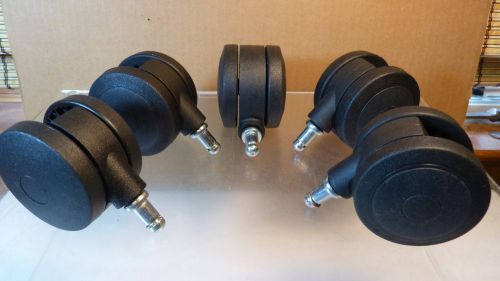 Set of 5 Extra Large Wheel Chair or Table Casters - New!