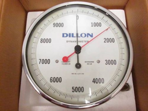 Dillon Dynamometer 10,000 Ib Capacity 50 Pound Divisions Scale