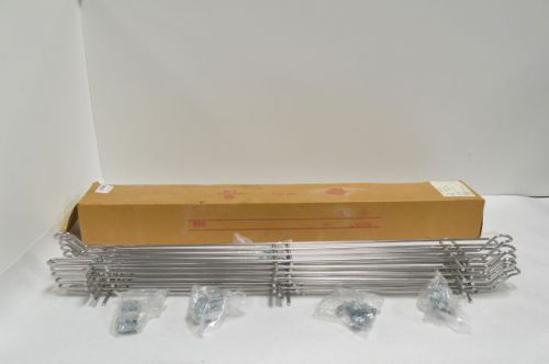 Lot 7 metro ls6ws stainless ledge side rails edge b215507 for sale