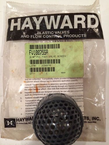 Hayward fv10075sa 3/4&#034; pvc foot valve screen new in bag for sale