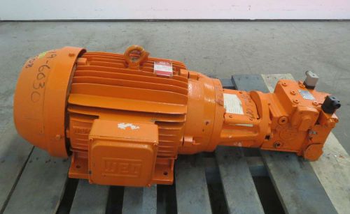 Rexroth a4vg 28 ep 21/30r 10hp 575v-ac piston variable hydraulic pump b435614 for sale