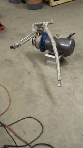 Baldor electric motor jmm3616t 7.5 hp 3450 rpm with a gould ss pump for sale