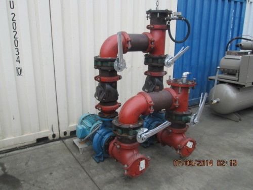 EXPENSIVE DUAL 25 HP WATER PUMPS WITH PLUMBING
