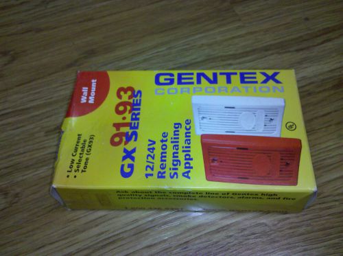 GENTEX 91-93, 12/24V Remote Signaling Appliance - Model: GX93-R