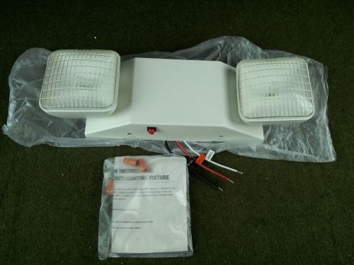Unused lithonia eu2 adjustable emergency lights with battery white for sale