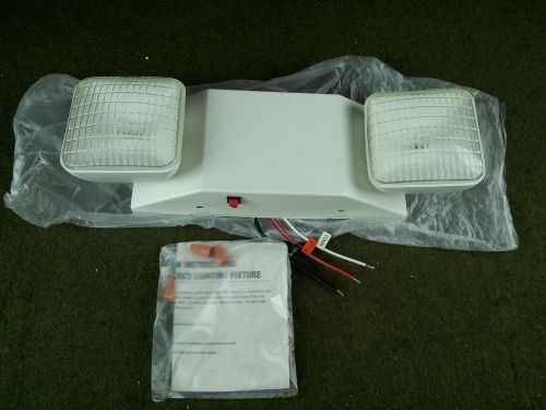 Unused lithonia eu2 adjustable emergency lights with battery white for sale