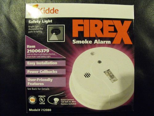 Kidde smoke alarm with safety light, and smart hush model# i12080 for sale