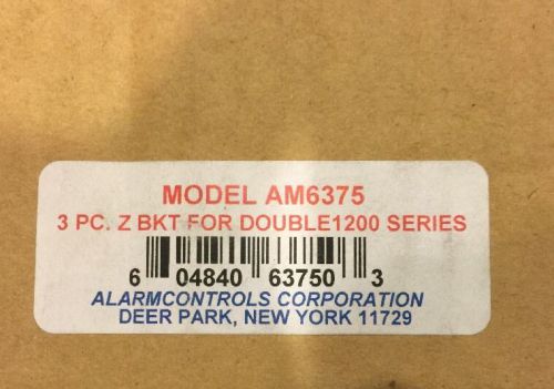Alarm Control AM6375 3 PIECE Z BRACKET FOR  1200 SERIES DOUBLE MAG LOCK.