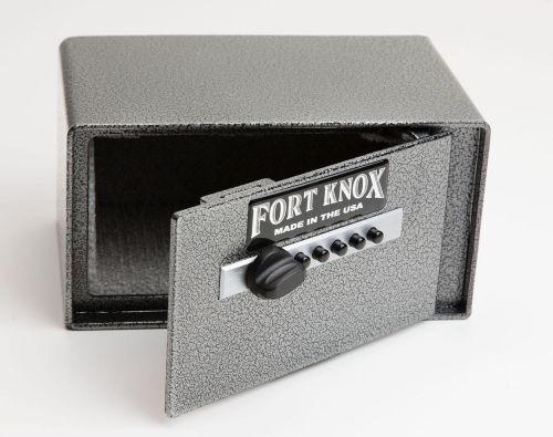 Fort Knox Personal Pistol Box Portable Steel Handgun Safe Conceal Secure Gun