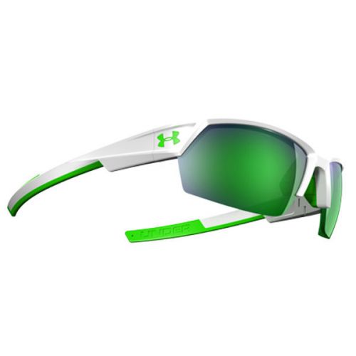 Under Armour 8600051-103081 Igniter 2.0Shiny White w/Green Rubber Gray Green ML