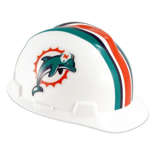 Msa 818399 dolphins hard hat - officially licensed nfl v-gard caps for sale