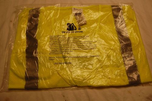 3A Yellow Safety Vest with Zipper and Pockets C2401 4XL