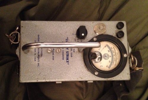 Pri 106 b. &#039;lucky strike&#039; geiger counter with a tested ib85 internal geiger tube for sale