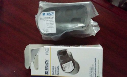 Brady mc1-1000-595-wt-bk label tape cartridge,black/white,25 ft. b-595 r-6000 for sale
