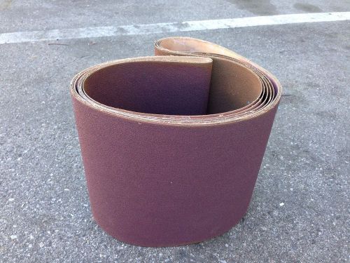 Norton R228 10&#034; x 72 1/2&#034; 60X - 60 Grit Metalite Sandpaper Belts - Boxes of 5