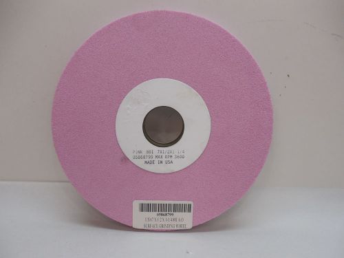 Pink surface grinding wheel 7&#034; x 1/2&#034; x 1-1/4&#034; 80 grit a/o 05868799 max rpm-3600 for sale