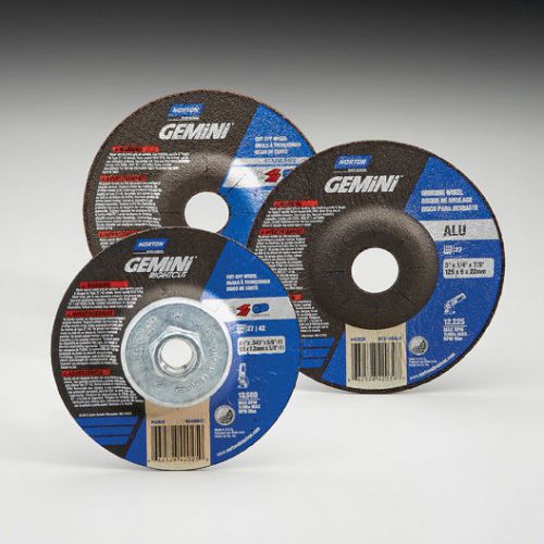 25/box norton gemini grinding wheels 4-1/2&#034; x 1/4&#034; x 7/8&#034;  66252843594 for sale
